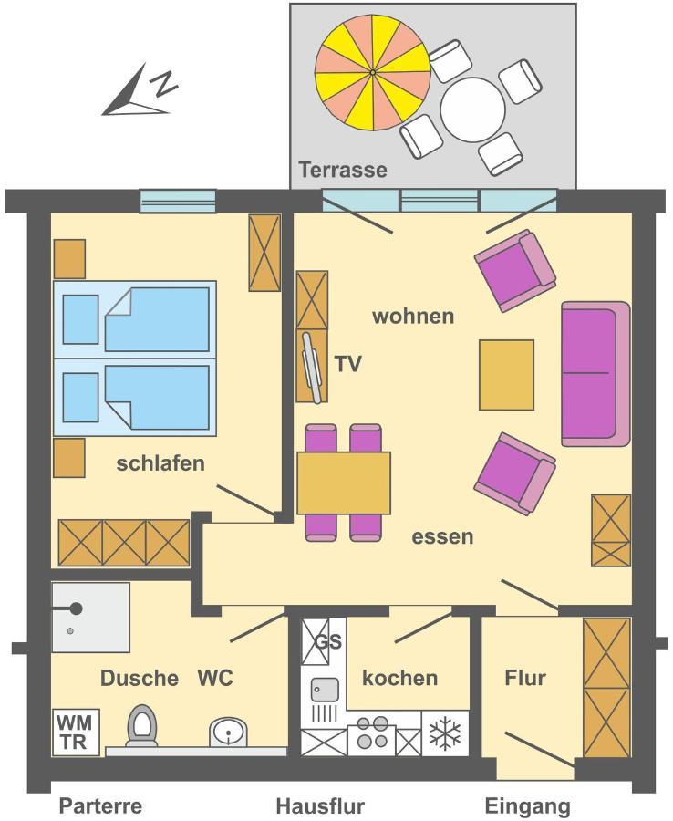Ferienpark Freesenbruch Wohnung 4 2 - Ostseeperle Zingst Bagian luar foto